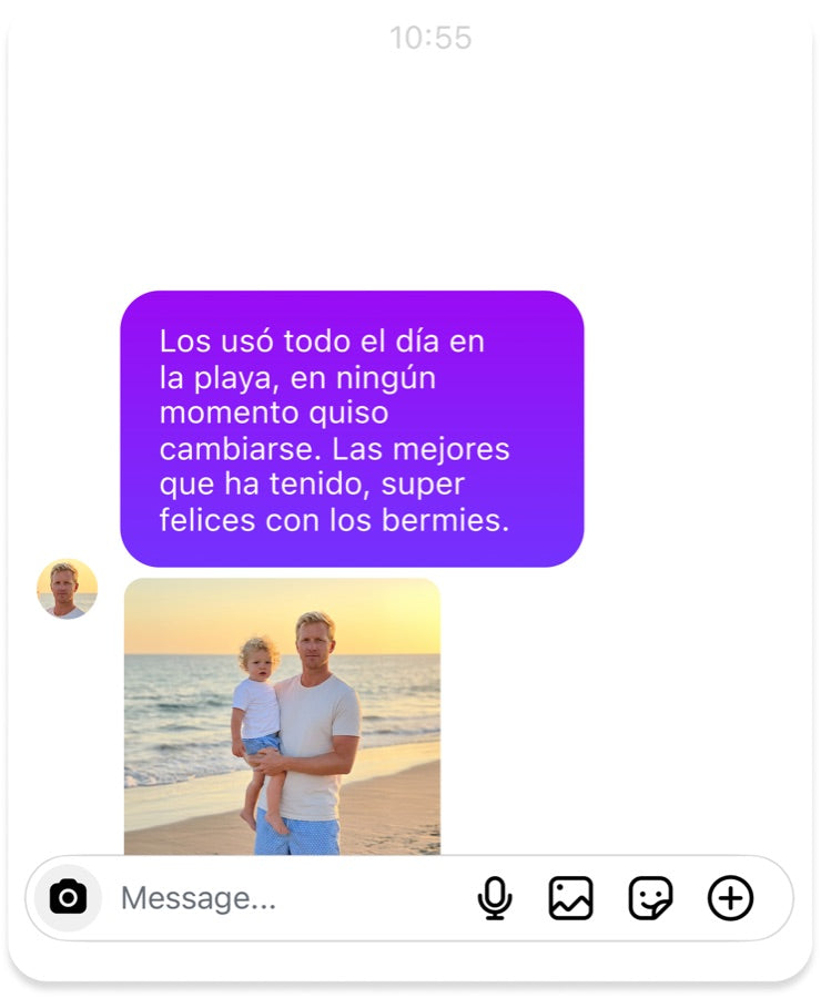 Reseña de cliente Bermies