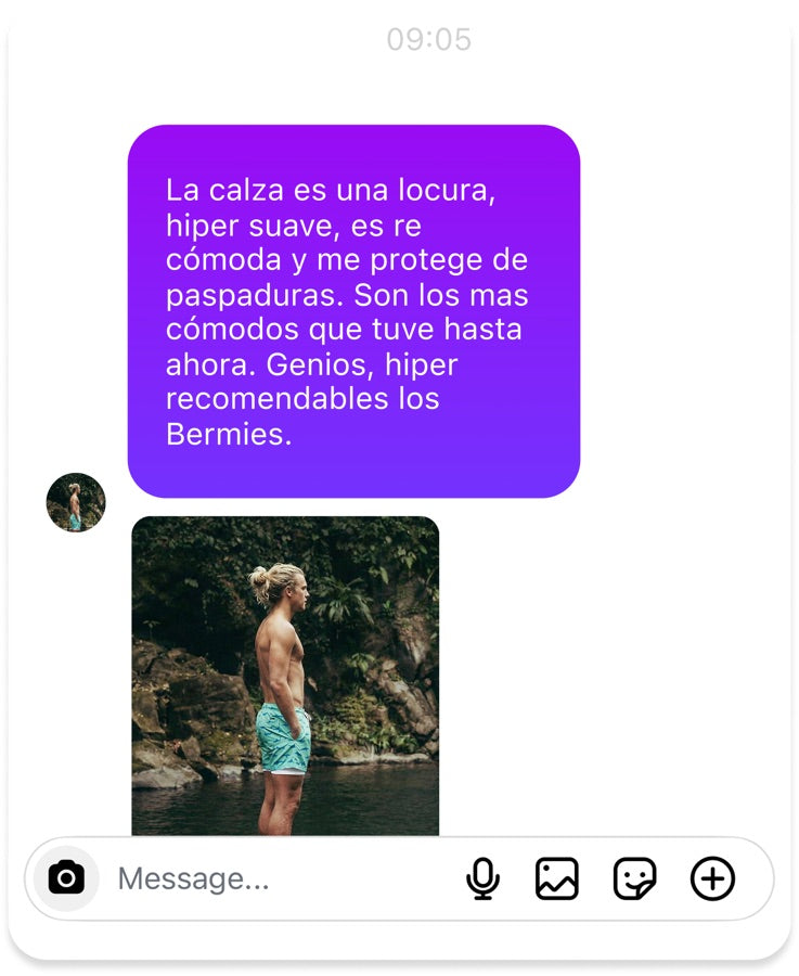 Reseña de cliente Bermies